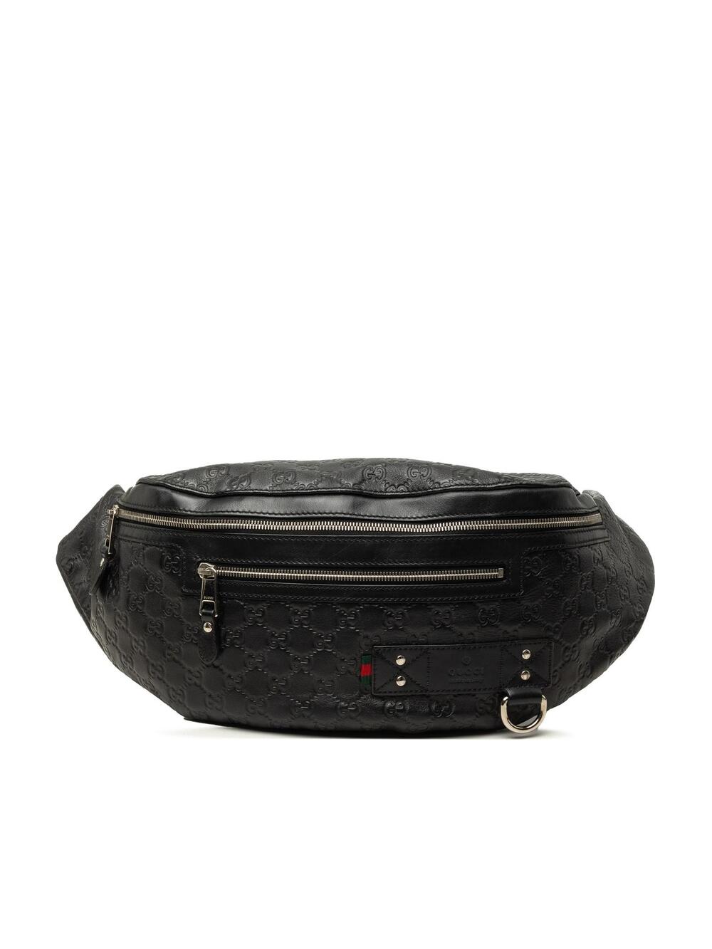 Gucci Ssima Web Belt Bag Pre-Loved #346724G76B